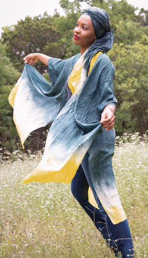 Silk Kimonos- Hand-dyed and Hand-Painted