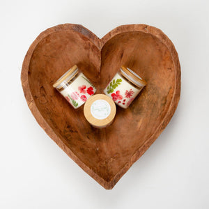 Hand-Poured Luxury Scented Candles w/ Pressed Flowers