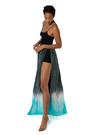 Silk Goddess Wrap Pants + matching Crinkled Air-Silk Scarf SET